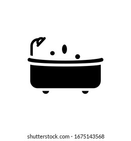bath tub icon design vector template