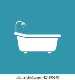 Bath Tub Icon. Eps-10.