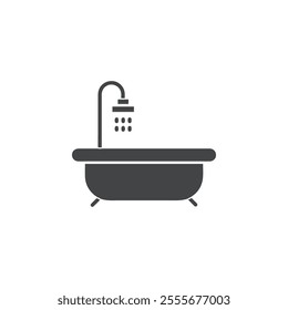 bath tub icon set vector art