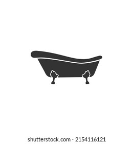 Bath tub icon. Simple illustration of Bath tub vector icon for web design isolated on white background flat sign