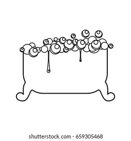 Bath tub isolated