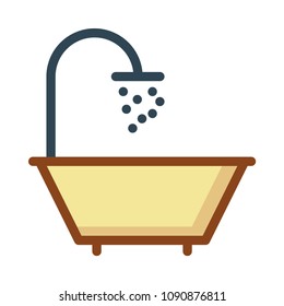 bath tub shower 