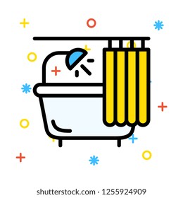 bath  tub  shower  