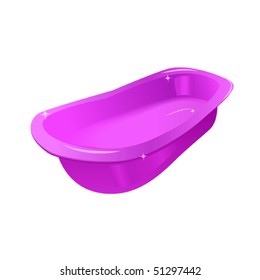Bath tub vector illustration