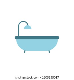 bath tube bathroom isolated icon vector illustration design