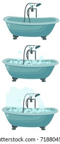 bath vector flat