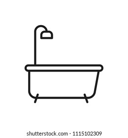 bath vector icon