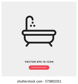 Bath vector icon