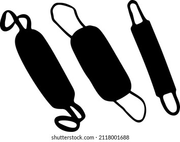 Bath washcloths included. Vector image.