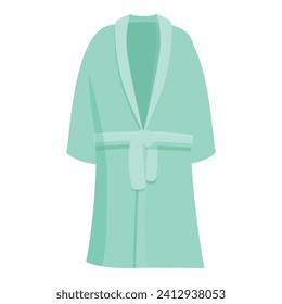 Bathing dressing gown icon cartoon vector. Espresso style. Fashion home cloth