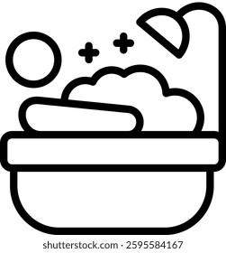 Bathing Icon Element For Design And Vector