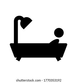 bathing icon or logo isolated sign symbol vector illustration - high quality black style vector icons
