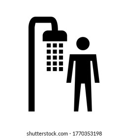 bathing icon or logo isolated sign symbol vector illustration - high quality black style vector icons
