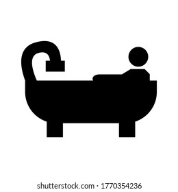 bathing icon or logo isolated sign symbol vector illustration - high quality black style vector icons
