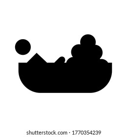 bathing icon or logo isolated sign symbol vector illustration - high quality black style vector icons
