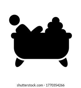 bathing icon or logo isolated sign symbol vector illustration - high quality black style vector icons
