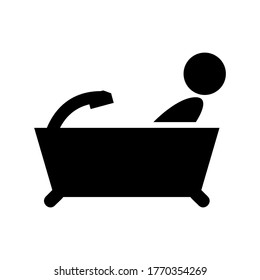 bathing icon or logo isolated sign symbol vector illustration - high quality black style vector icons
