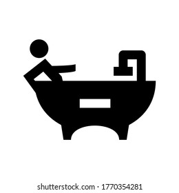 bathing icon or logo isolated sign symbol vector illustration - high quality black style vector icons
