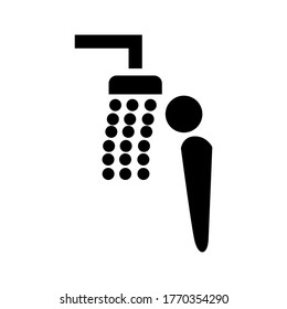bathing icon or logo isolated sign symbol vector illustration - high quality black style vector icons
