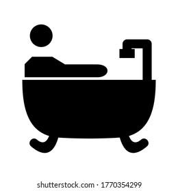 bathing icon or logo isolated sign symbol vector illustration - high quality black style vector icons
