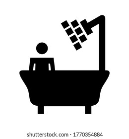 bathing icon or logo isolated sign symbol vector illustration - high quality black style vector icons
