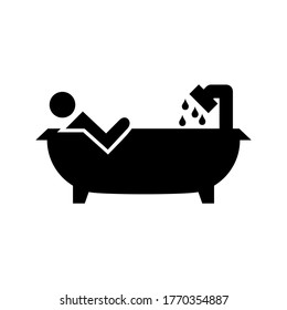 bathing icon or logo isolated sign symbol vector illustration - high quality black style vector icons
