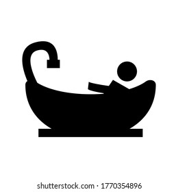 bathing icon or logo isolated sign symbol vector illustration - high quality black style vector icons
