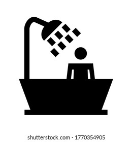 bathing icon or logo isolated sign symbol vector illustration - high quality black style vector icons
