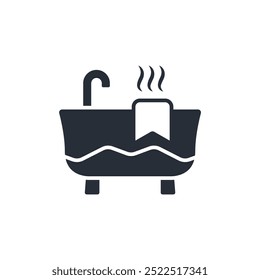 Bathing icon. vector.Editable stroke.linear style sign for use web design,logo.Symbol illustration.