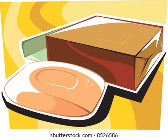 bathing soap and it’s pack	