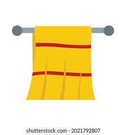 Bathing towel flat vector icon which can easily modify or edit 