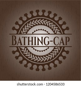 Bathing-cap wood emblem
