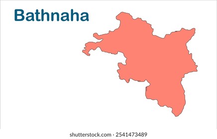 Bathnaha subdivision map ,Sitamarhi District, Bihar State, Republic of India, Government of Bihar, Indian territory, Eastern India, politics, village, tourism