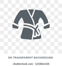 Bathrobe icon. Bathrobe design concept from Hotel collection. Simple element vector illustration on transparent background.