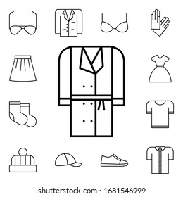 Icono de alboroto. Conjunto detallado de iconos de ropa. Diseño gráfico de primera calidad. Uno de los iconos de colección para sitios web, diseño web, aplicación móvil