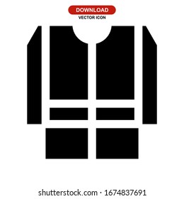 Bademantel-Symbol oder -Logo einzeln auf Zeichen Vektorillustration Illustration - hochwertige Vektorsymbole im schwarzen Stil
