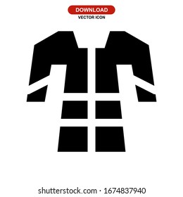 bathrobe icon or logo isolated sign symbol vector illustration - high quality black style vector icons
