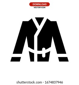 bathrobe icon or logo isolated sign symbol vector illustration - high quality black style vector icons
