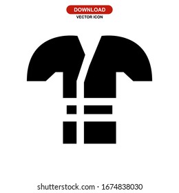 bathrobe icon or logo isolated sign symbol vector illustration - high quality black style vector icons
