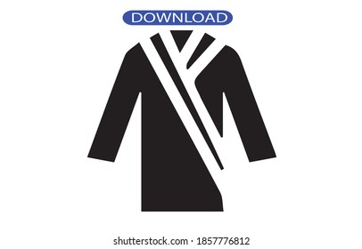 bathrobe icon or logo isolated sign symbol vector illustration - high quality black style vector icons.