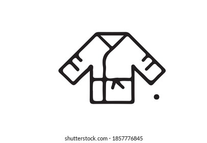 bathrobe icon or logo isolated sign symbol vector illustration - high quality black style vector icons.
