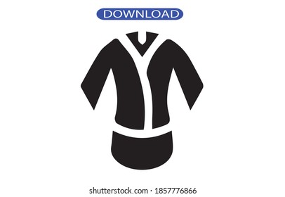 bathrobe icon or logo isolated sign symbol vector illustration - high quality black style vector icons.