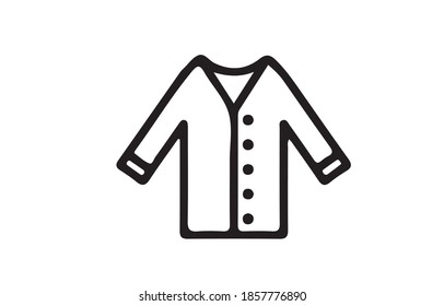 bathrobe icon or logo isolated sign symbol vector illustration - high quality black style vector icons.