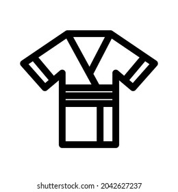 bathrobe icon or logo isolated sign symbol vector illustration - high quality black style vector icons

