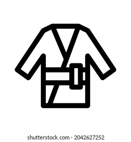 bathrobe icon or logo isolated sign symbol vector illustration - high quality black style vector icons
