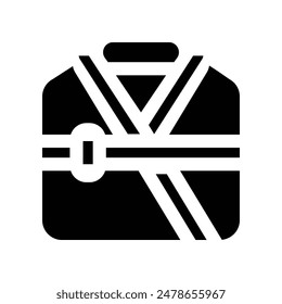 bathrobe icon. vector glyph icon for your website, mobile, presentation, and logo design.