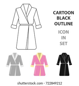 Bathrobe icon of vector illustration for web and mobile