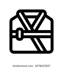 bathrobe icon. vector line icon for your website, mobile, presentation, and logo design.