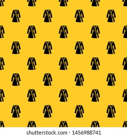 Bathrobe pattern seamless vector repeat geometric yellow for any design
