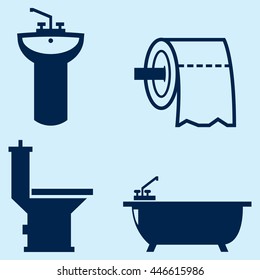 Bathroom Accessories Icons